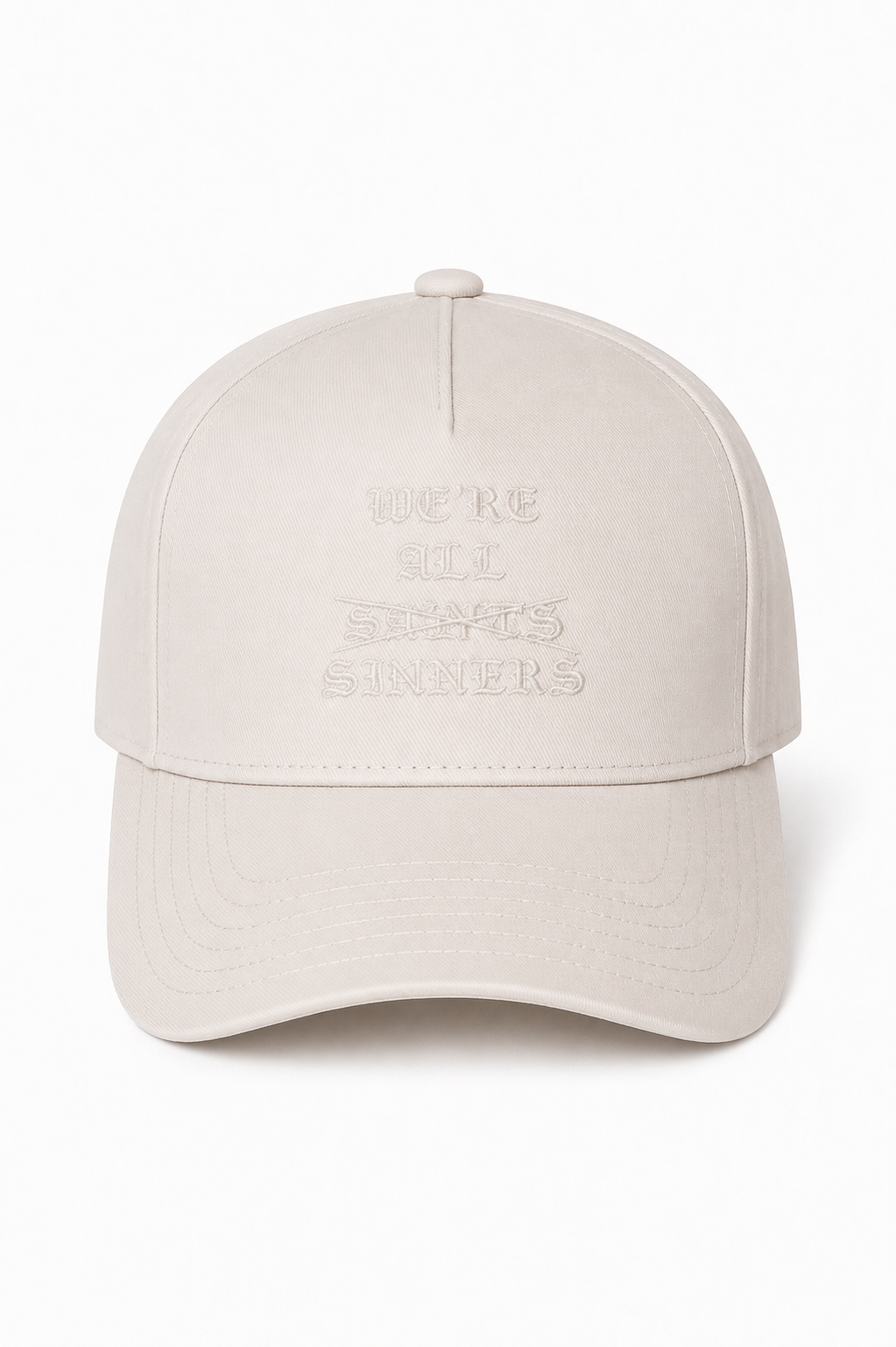 Pre Order - We're All Saints Cap - Bone