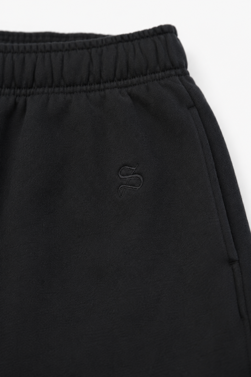 Pre Order - S Logo Joggers - Black
