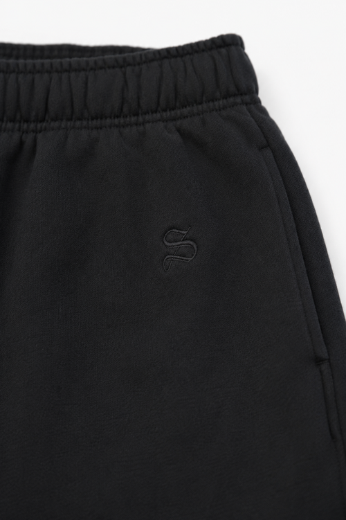 Pre Order - S Logo Joggers - Black
