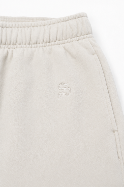 Pre Order - S Logo Joggers - Bone