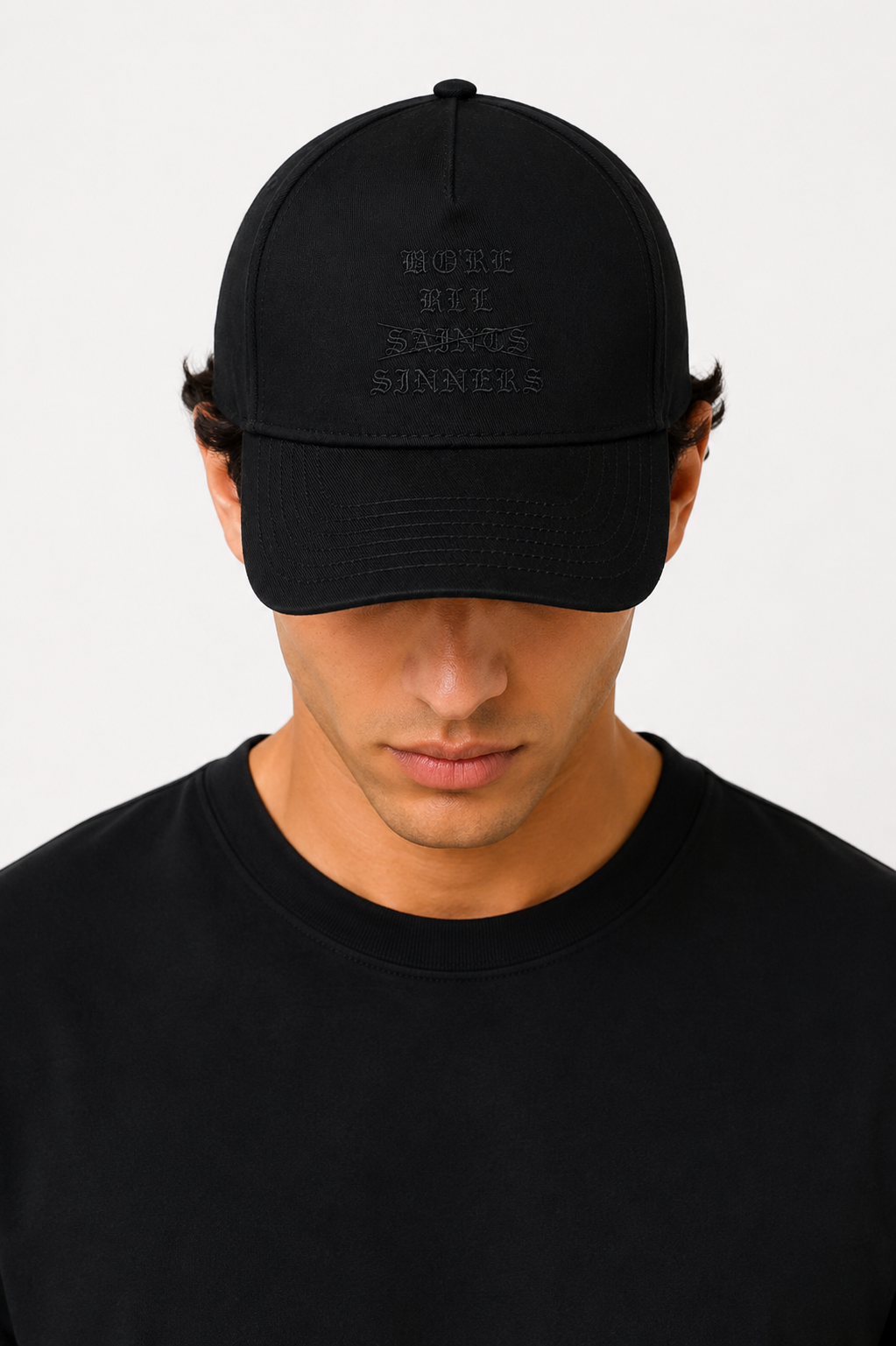 Pre Order - We're All Saints Cap - Black