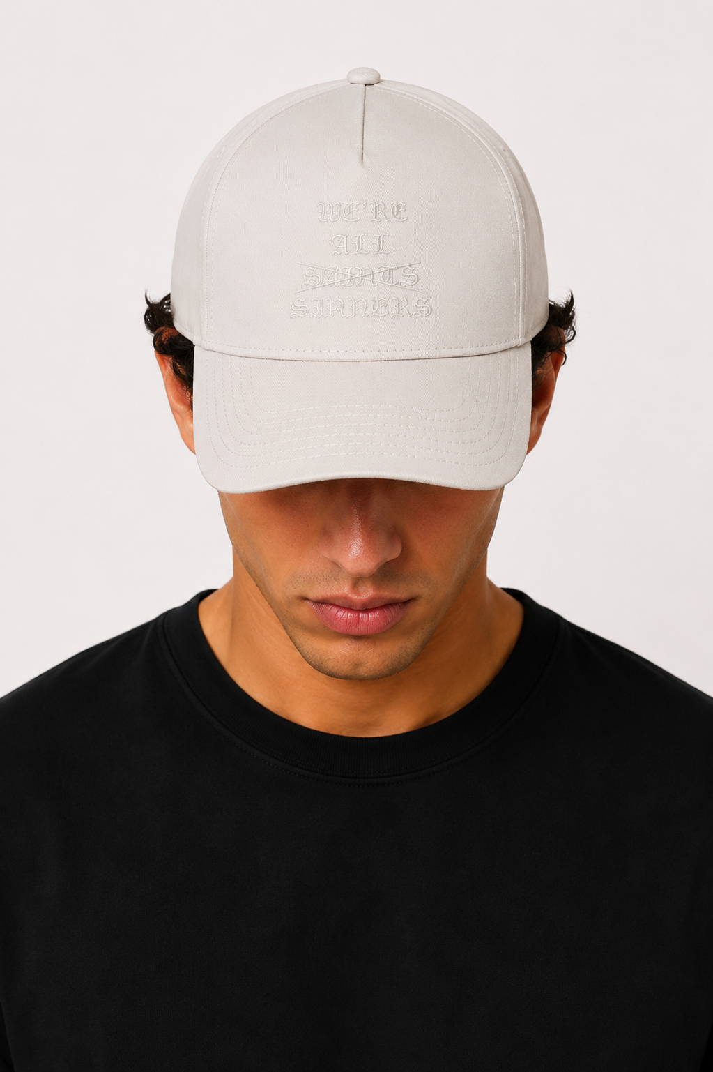 Pre Order - We're All Saints Cap - Bone