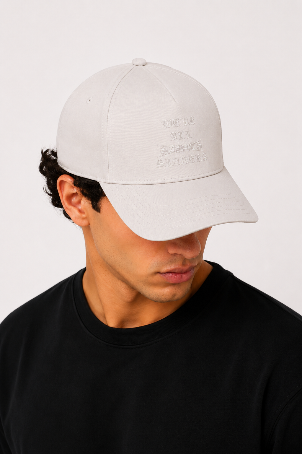 Pre Order - We're All Saints Cap - Bone