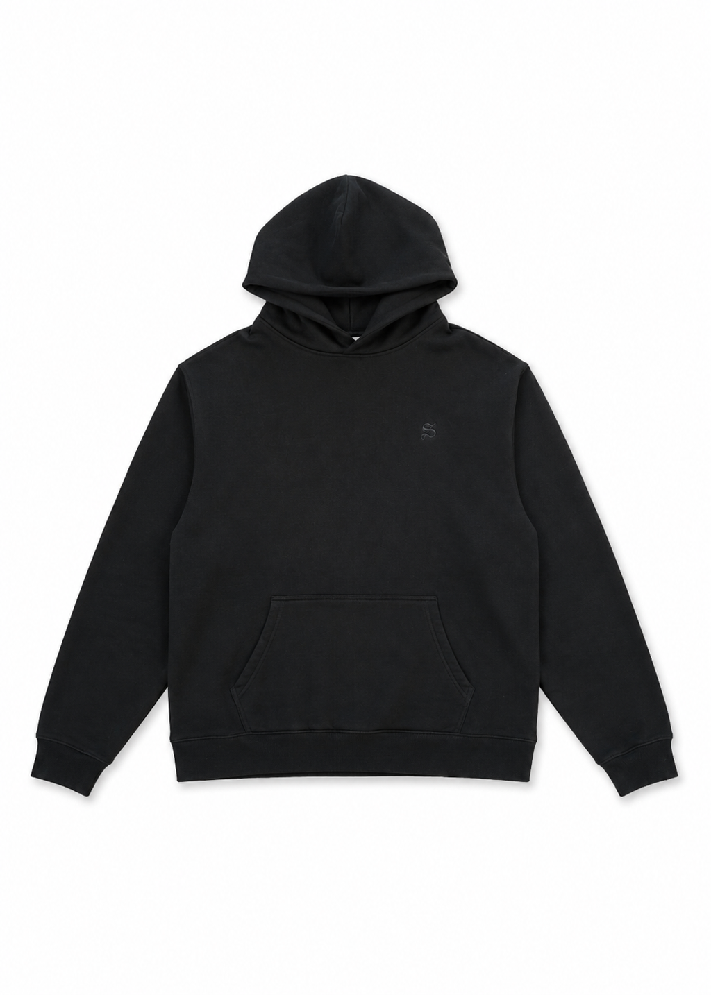 Pre Order - S Logo Hoodie - Black