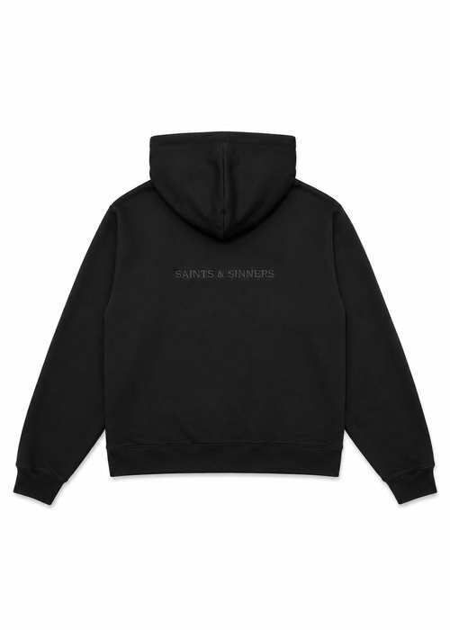 Pre Order - S Logo Hoodie - Black