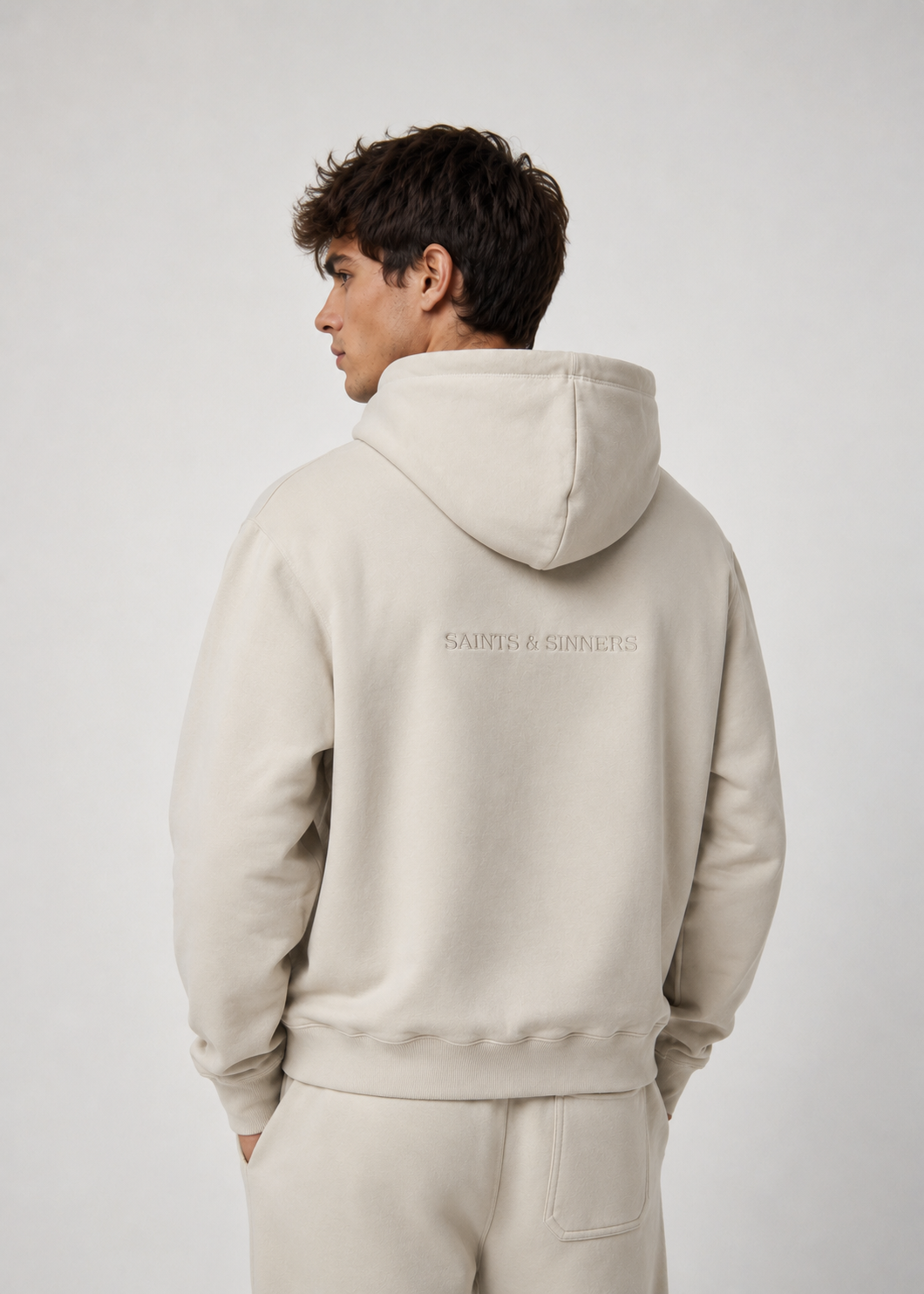 Pre Order - S Logo Hoodie - Bone