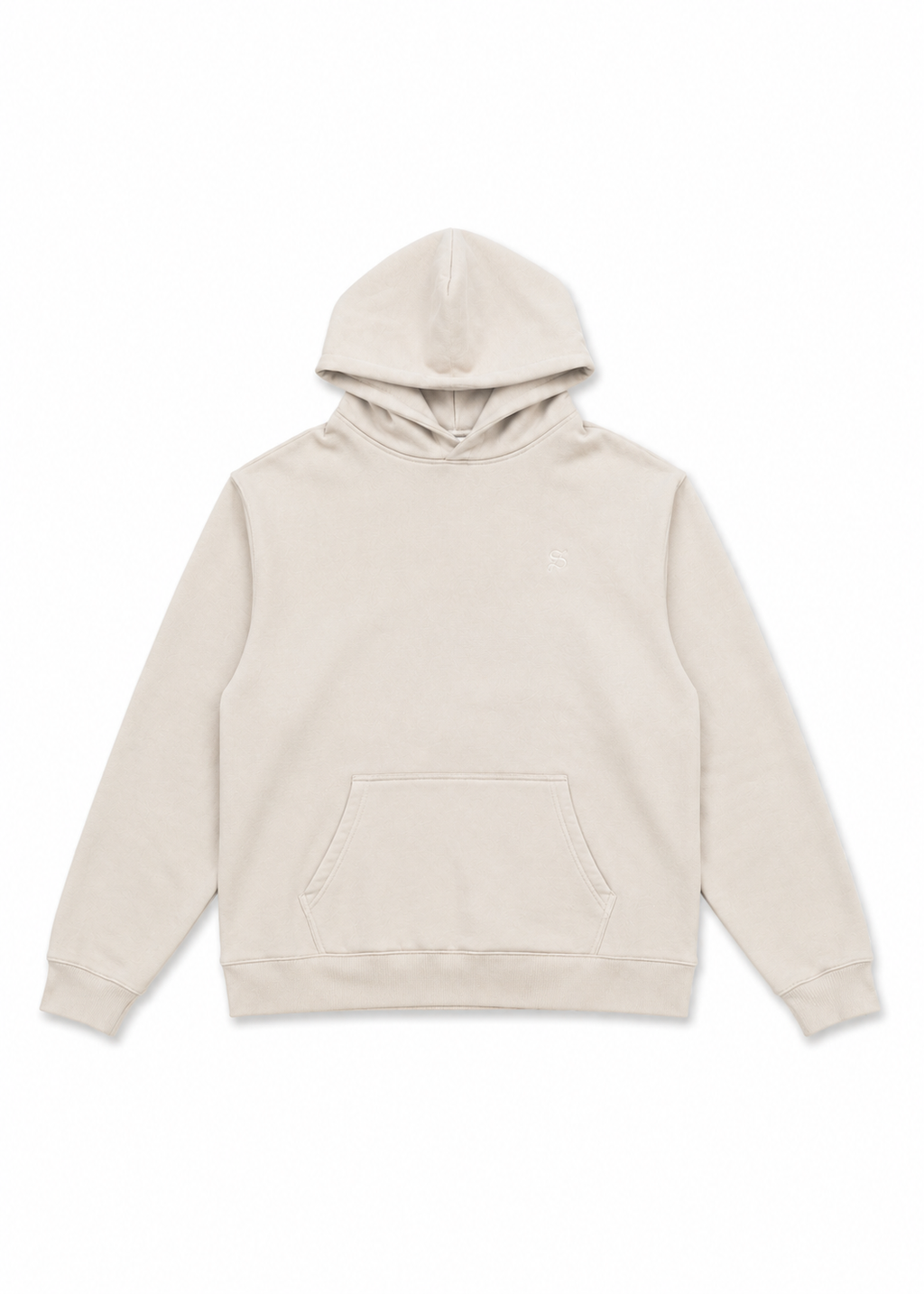 Pre Order - S Logo Hoodie - Bone